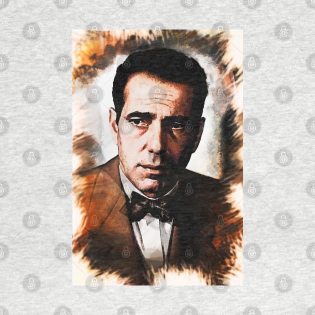 Humphrey Bogart portrait by Naumovski